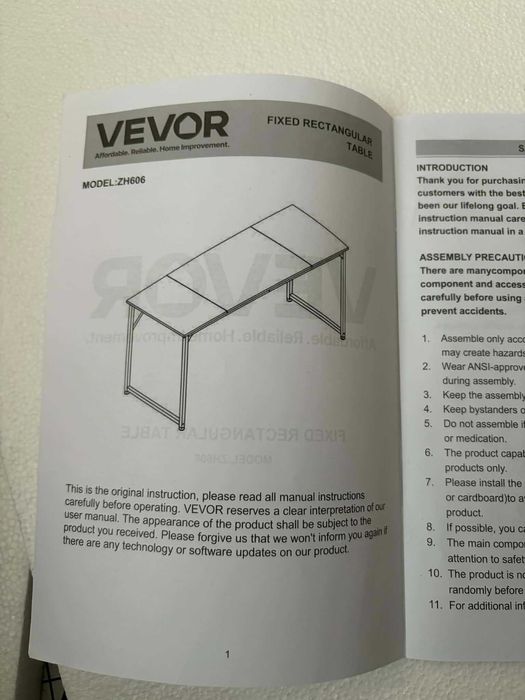 Biurko komputerowe VEVOR (blat 160 x 60 cm)