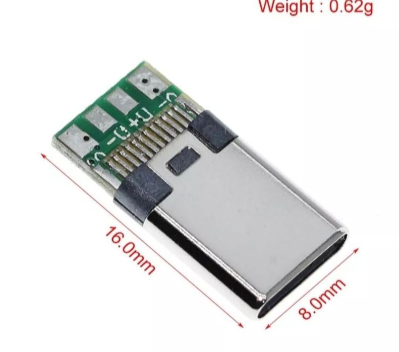 Type-C роз'єм папа, мама, USB