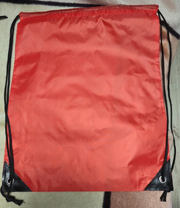 Czerwony plecak worek sportowy Torba szkola trening
