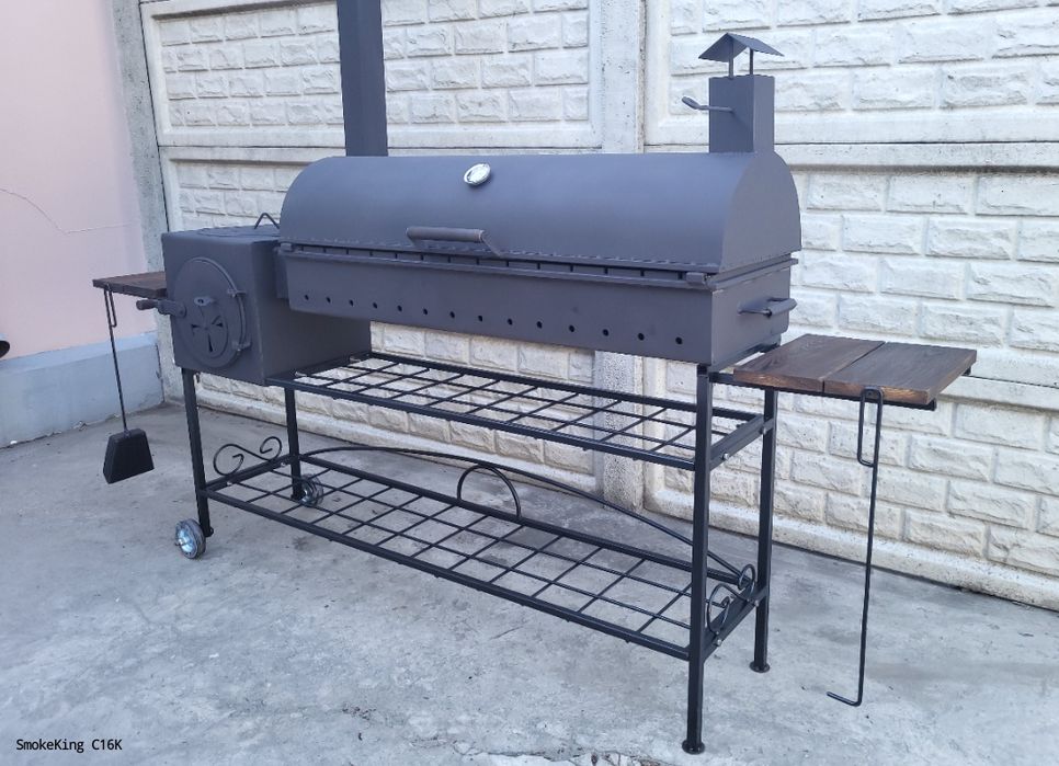 • 3/5мм • Жаровня 100 см • Мангал Коптильня с Печкой под Казан