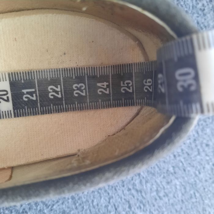Skórzane damskie grafitowe buty 38,5/39r