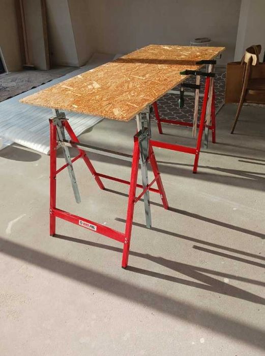 Podstawki warsztatowe 2 sztuki kobyłki udźwig 150 kg regulowane 130 cm