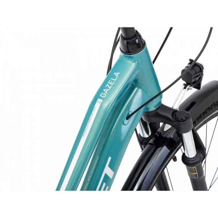 Rower trekkingowy ROMET GAZELA 2.0, 17"(turkusowy)