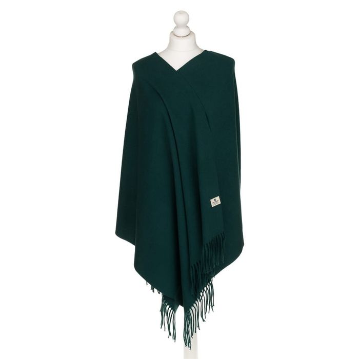 PETERSON szalik duży elegancki miły w dotyku 180x65 S001 c.zielony