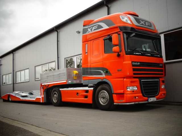 Wynajem naczepy niskopodwoziowej, lawety