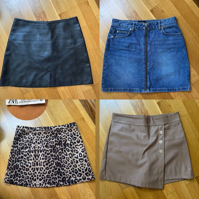 Юбка Zara, спідниця джинсова