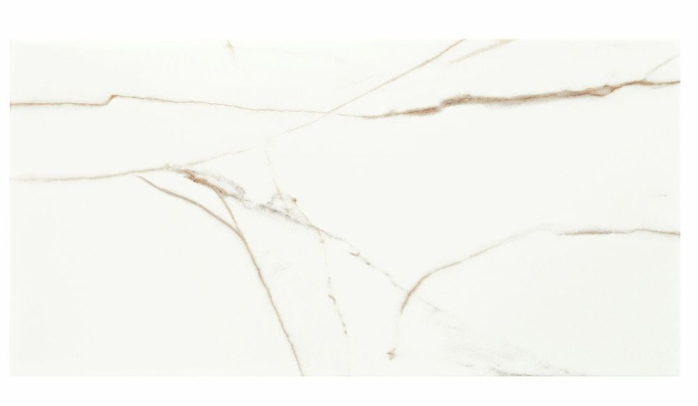 Płytki ceramiczne glazura Floris white Tubądzin (30,8cm × 60,8cm)