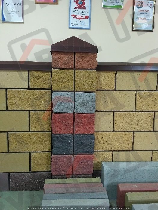 Угловые блоки для столбов забора