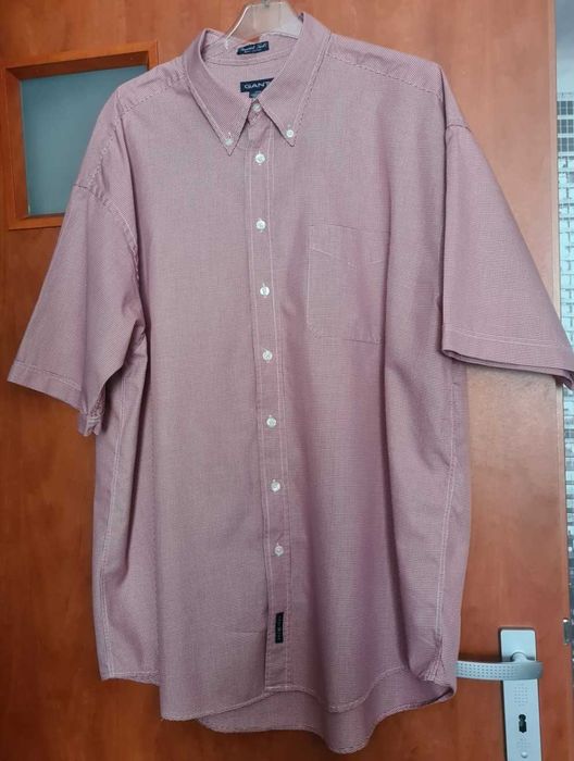 GANT  koszula z krótkim rekawem w pepitkę roz 4XL