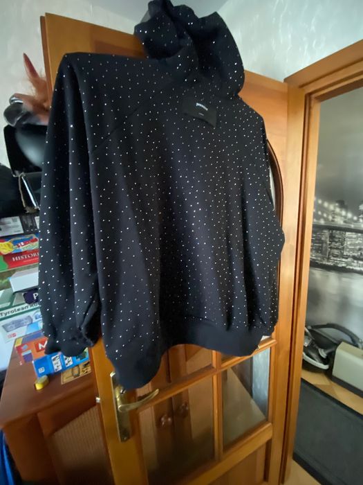 Bluza męska Premiere z kryształkami Swarovskiego.