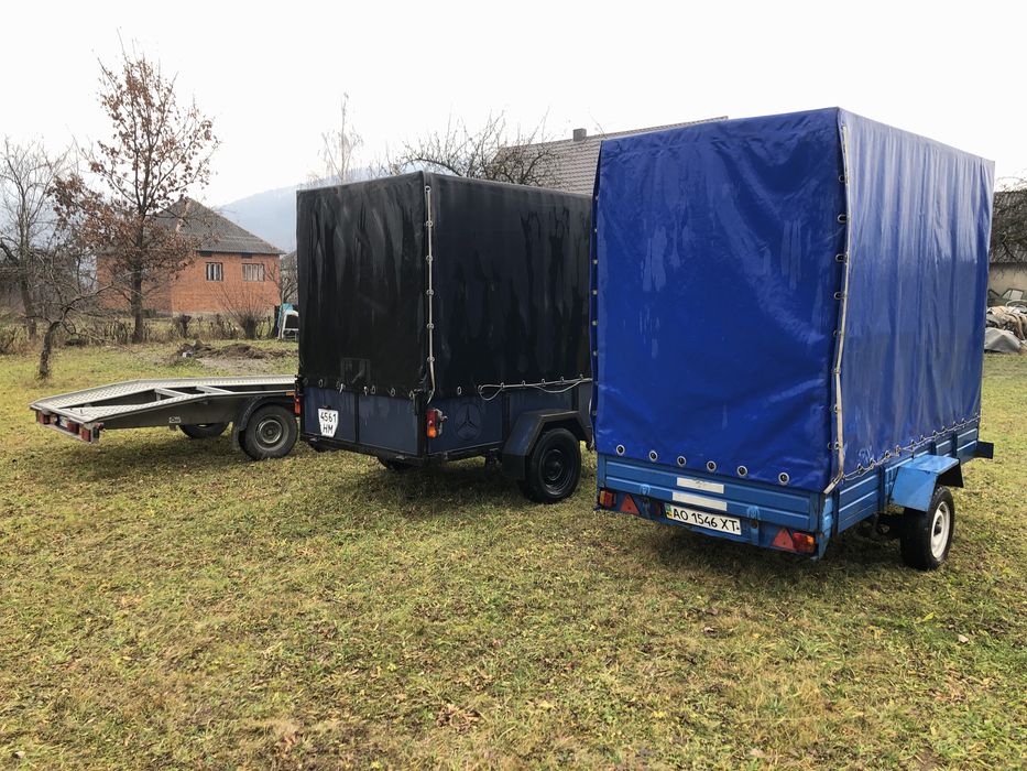 Здаеться в оренду лафет та легкові прицепи