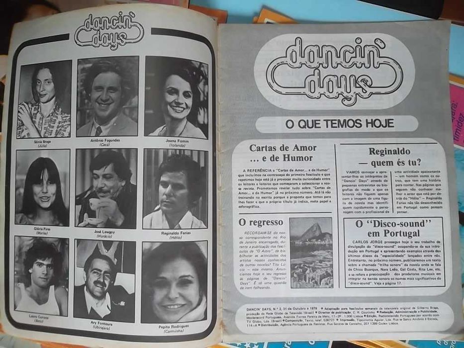 "DANCIN' DAYS" - Col. completa Folhetins mais 1 Edição Especial (1979)