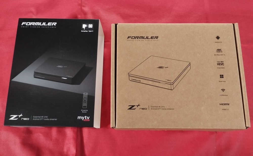Box Formuler Z+NEO - Android 4K, como nova