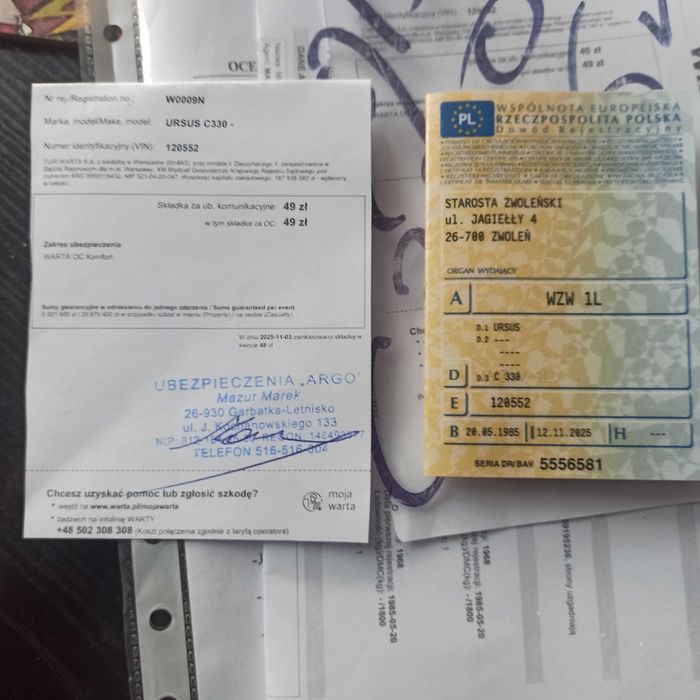 Ursus C 330 Stan b, dobry Okazja Zarejestrowany po odnowie