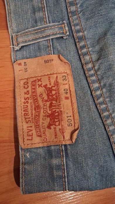 Jeansy levis  501 sprowadzane z USA