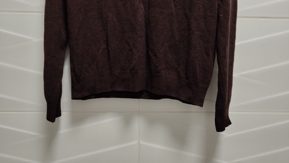 Sweter M&S r. L bordowy 100% wełna