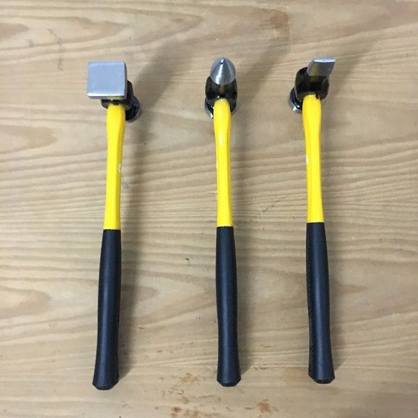 (Com Iva) Kit Bate Chapa 7 Peças Martelos e Tais JBM