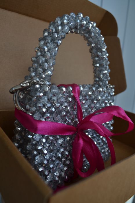 Сумка з бусин