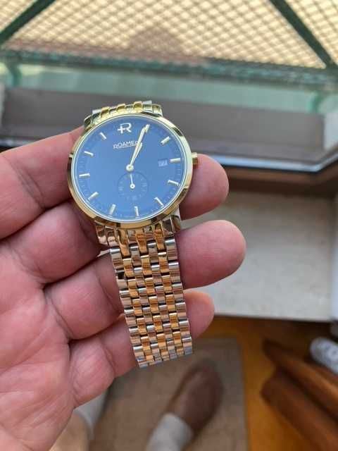 ROAMER męski, kwarcowy, nowy