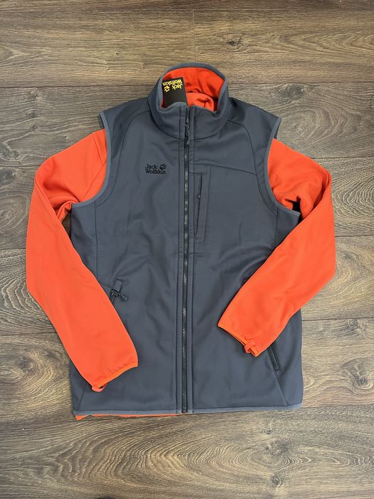чоловіча тепла жилетка фліска jack wolfskin stormlock нова оригінальна