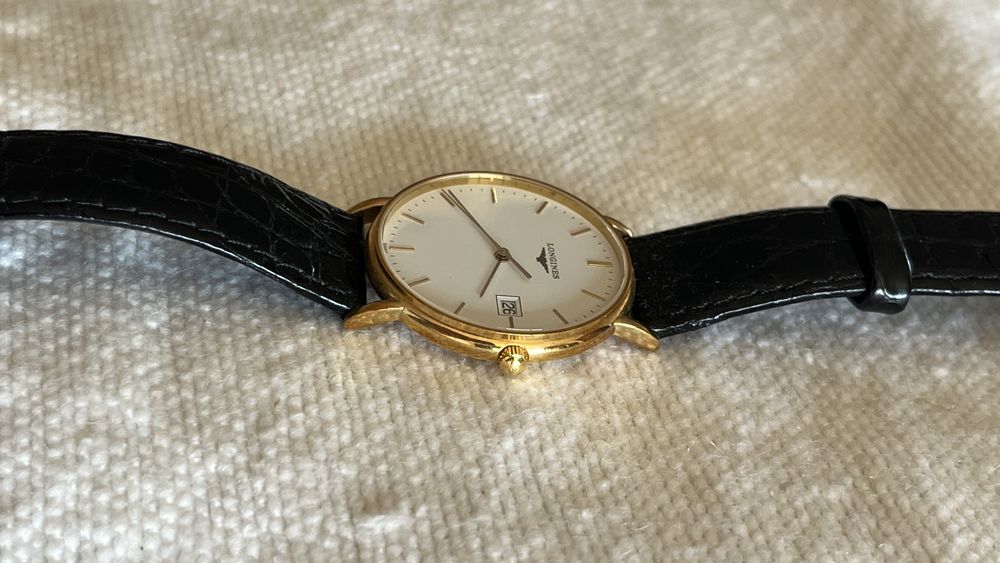 Relógio Longines Ouro 18K  4743.61.20 Elegante e Clássico L4.743.6
