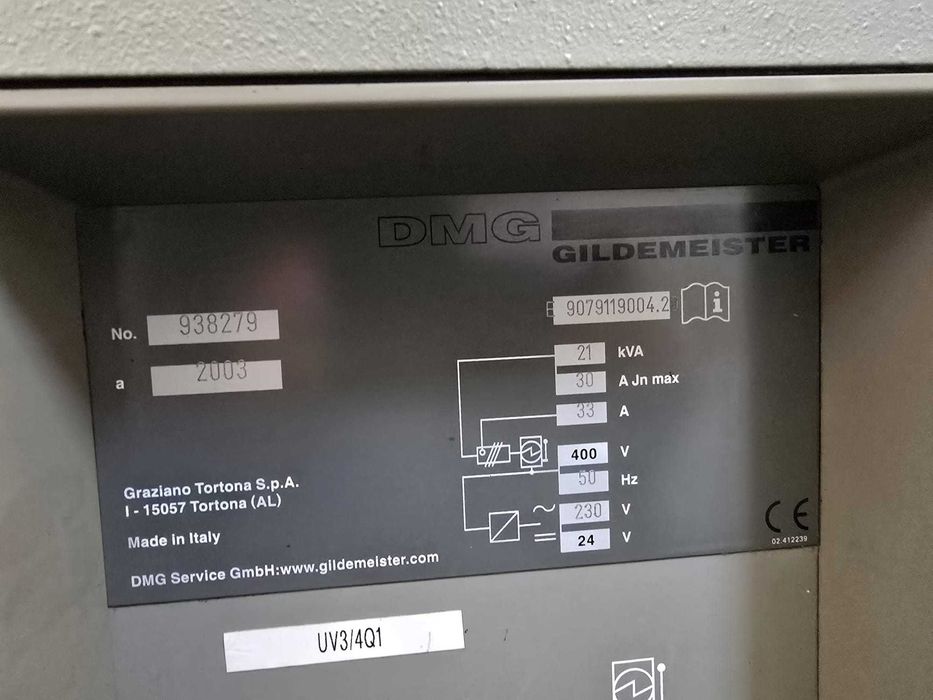 Tokarka CNC DMG Gildemeister CTX310 V3 _ Oś C _ Napędzane Narzędzia