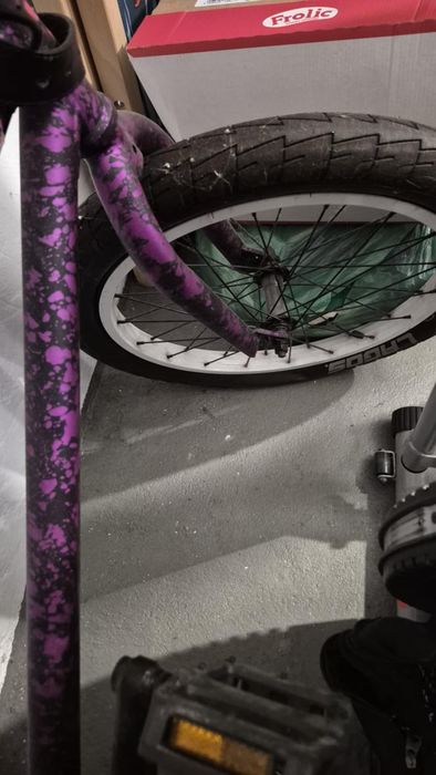 BMX Mafiabikes MADMAIN 20 Purple Splatter