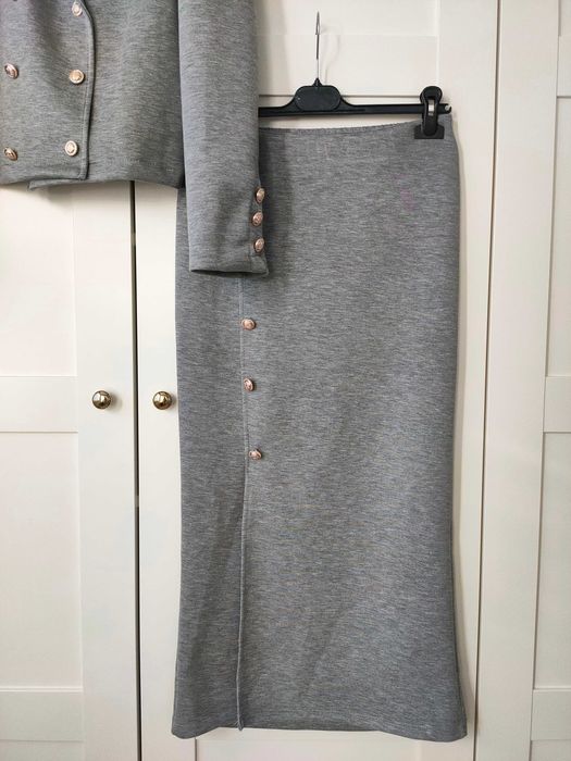 Super  garsonka marynarka i spódnica wiskoza 38 40 M L