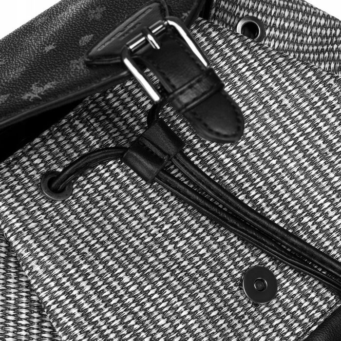 elegancki plecak damski ze skóry ekologicznej - david jones