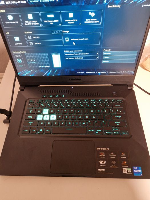 Asus fx 516p i7 11370h rtx3060