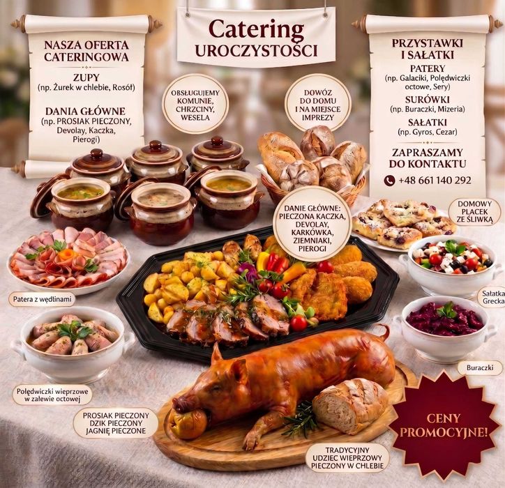 Catering Obsługa Imprez Okolicznościowych Uroczystości Przyjęć