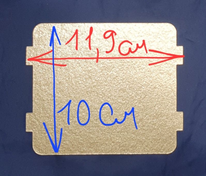 3 шт. Слюдяна пластина на мікрохвильову піч Слюда