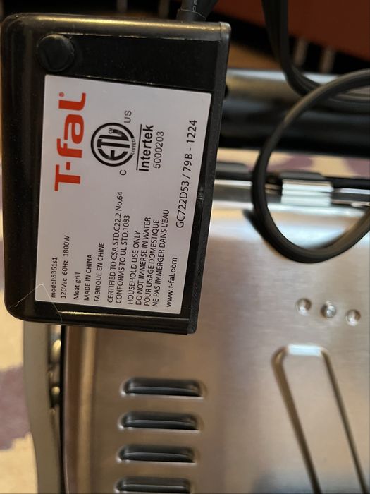 Продам гриль T-fal Optigrill XL з Америки
