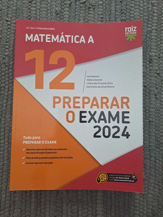Matemática 12 ano Preparação para Exames (2025)