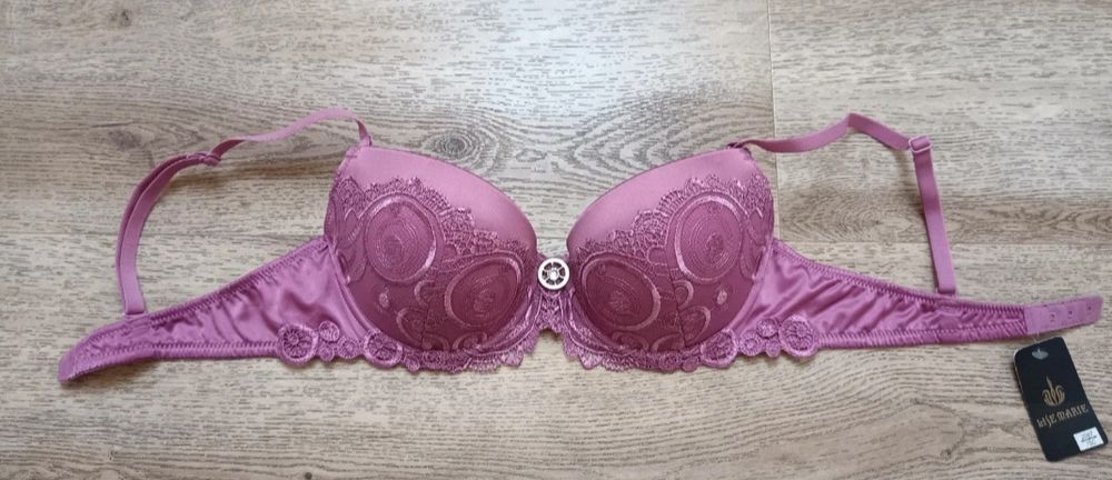 Biustonosz brudny róż 75c push up