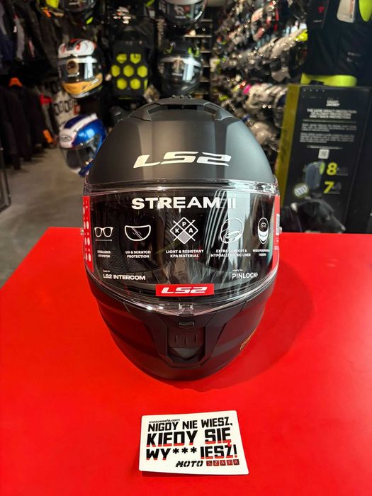 Kask motocyklowy LS2 FF808 STREAM II SOLID solid matt black !Zapytaj o dostępność!
