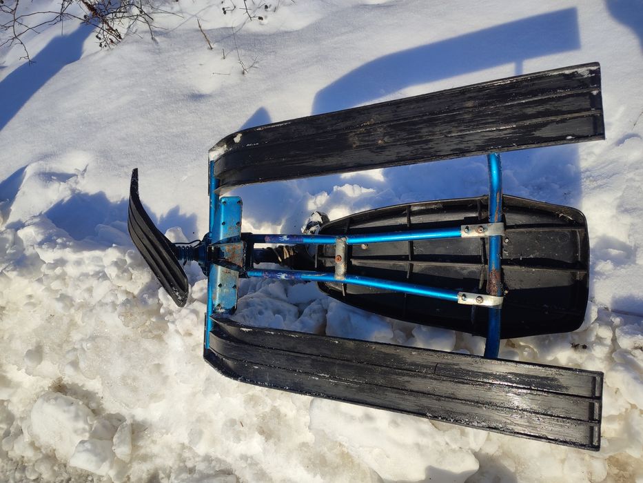 Снігокат санки з рулем