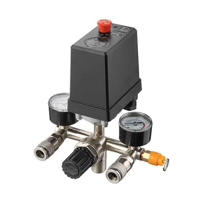 Пресостат 380 В (блок автоматики компресора) в зборі 10 бар INTERTOOL PT-9097 +