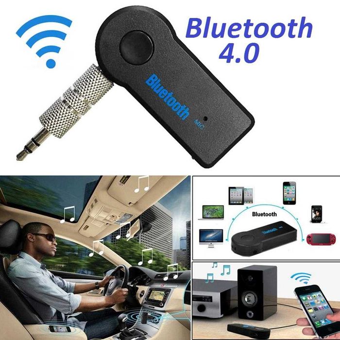Блютуз аудио ресивер Bluetooth 4.0 ресивер AUX  Свободные руки