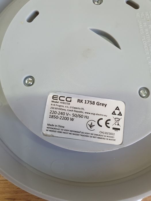 Czajnik elektryczny ECG 1.7L,2200W