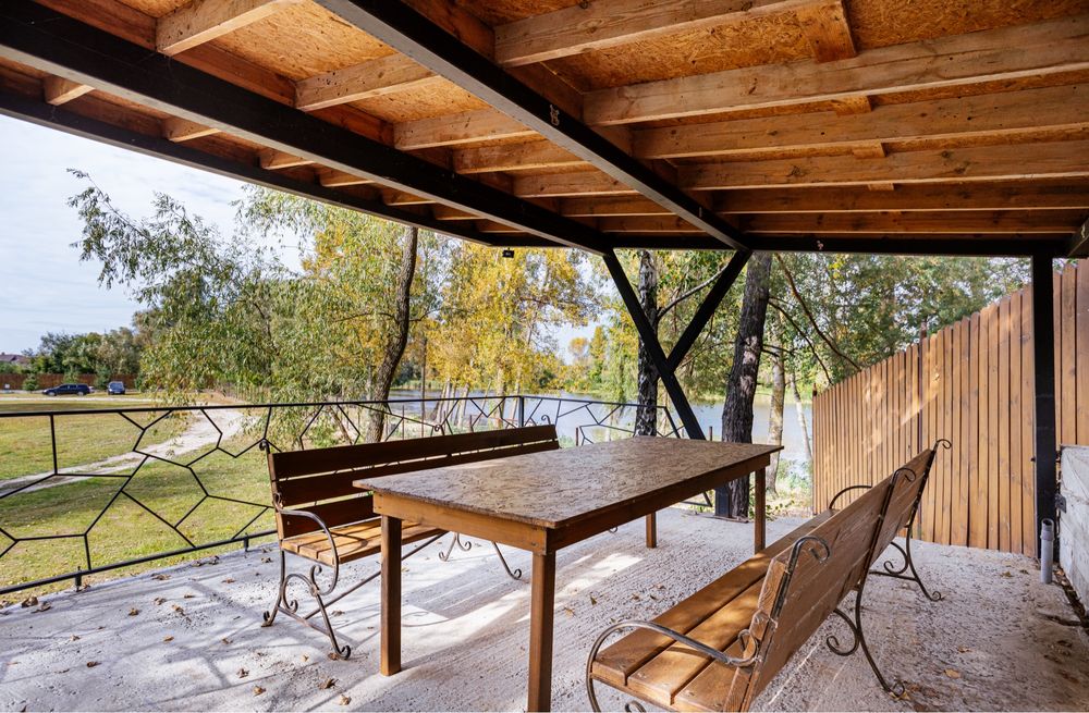 Оренда будинку біля води Осещина, спа-купіль, чан, сап борди, річка.