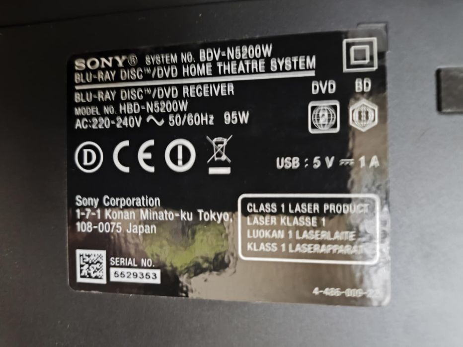 Kino domowe SONY