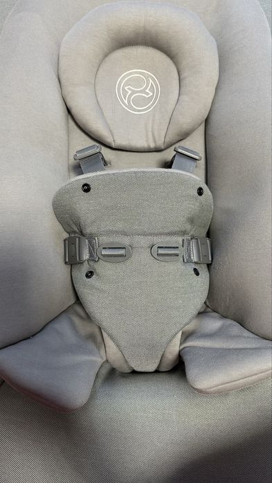 Шезлонг до стільчика Cybex Lemo Suede Grey з адаптерами