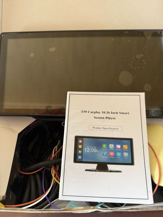 Монитор 10.36" Carplay Android Auto для грузовиков (T59) + 2 Камеры