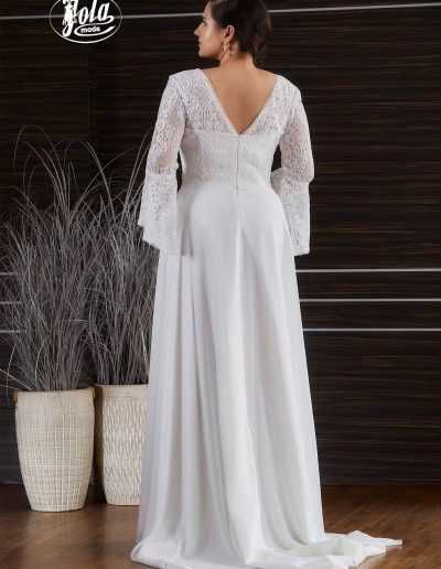 Sukienka Ślubna Ecru size plus