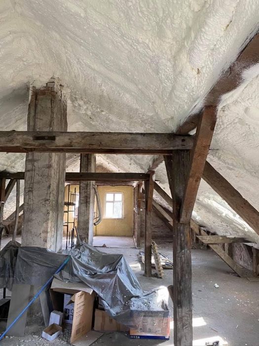 Termoizolacja pianą PUR, Ocieplenie poddaszy - NOWE NIŻSZE CENY !!!