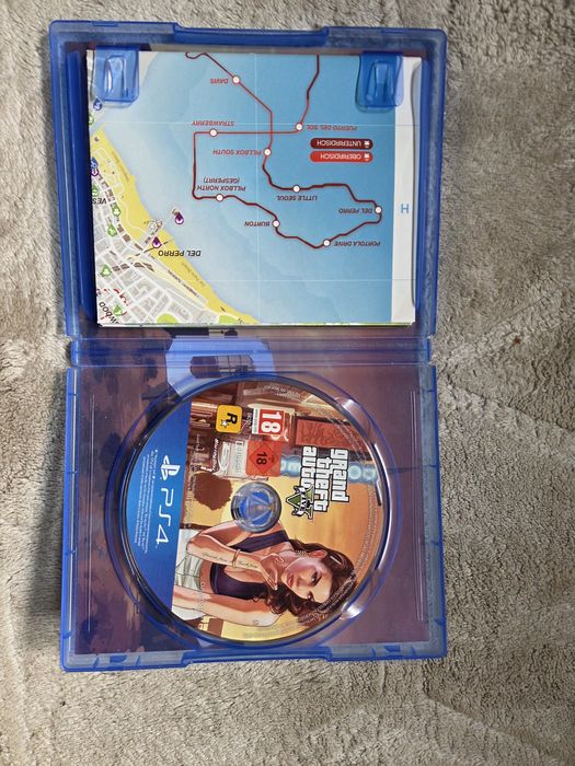 GTA 5 Ps4 PL Rockstar z mapką