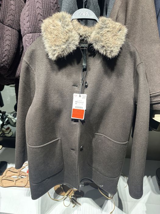 Пальто Zara вовна шерсть