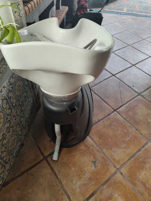 Rampa lavagem e cadeira de corte