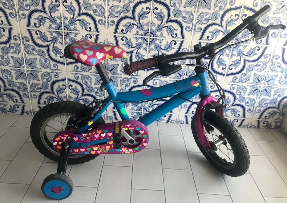 Bicicleta criança Team girl usado